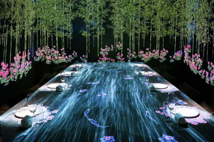 花舞印象. Art by teamLab