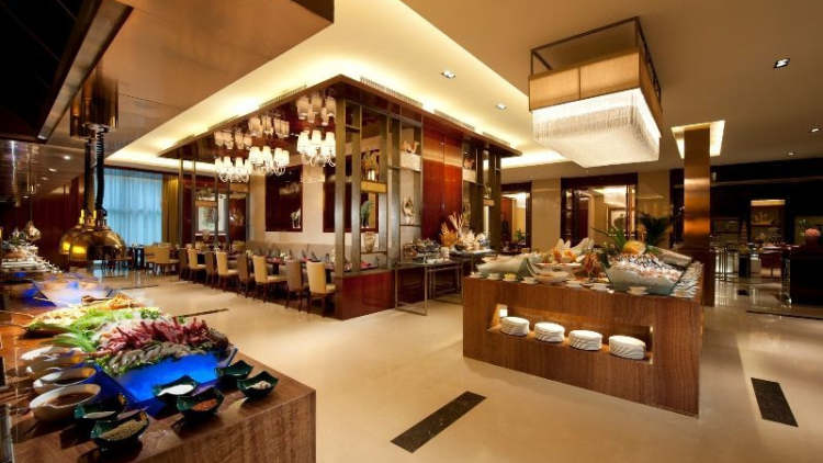 Buffet restaurant at R&F Hilton Hotel