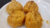 Steamed buns in oil