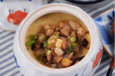 Soup with seafood